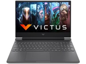 HP Victus Gaming Laptop, AMD Ryzen 5 5600H, 4GB RTX 3050 GPU, 15.6-inch (39.6 cm) FHD IPS 144Hz, 8GB DDR4, 512GB SSD, Backlit KB, 9ms Response time (Win 11, MSO, Silver, 2.37 kg), fb0050AX